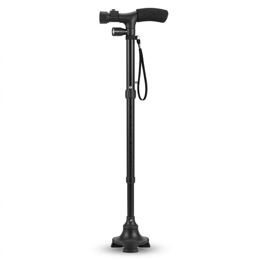 Bastón Ortopédico Plegable con Luz LED