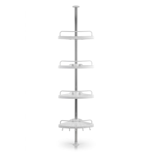 Organizador Esquinero de Ducha y Baño 4 Pisos · Sin Perforar · Ajustable | Top Tech