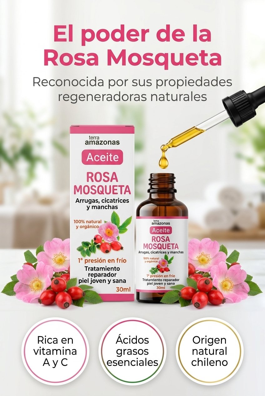 Poder rosa mosqueta