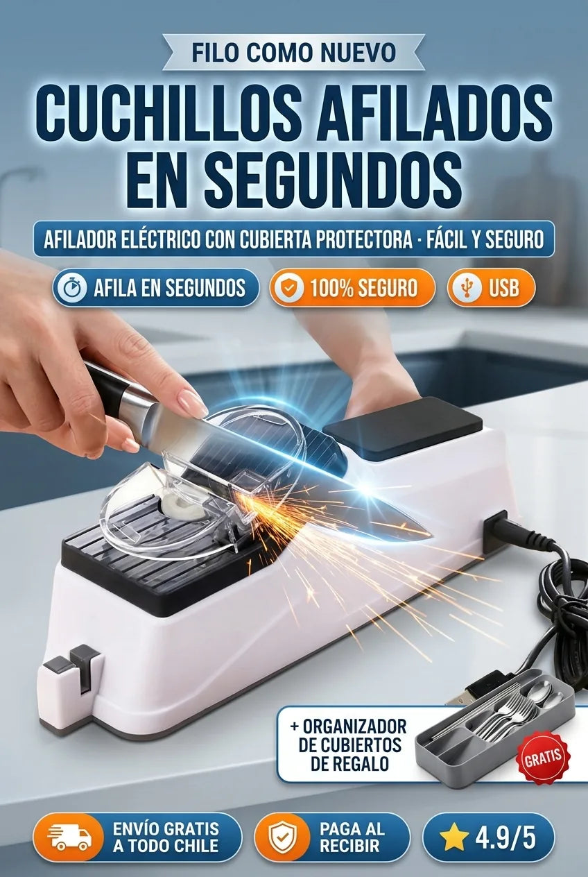 Cuchillos afilados en segundos