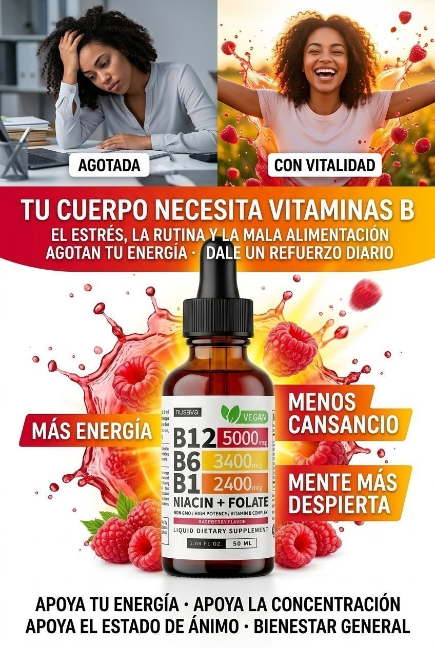 Tu cuerpo necesita vitaminas B