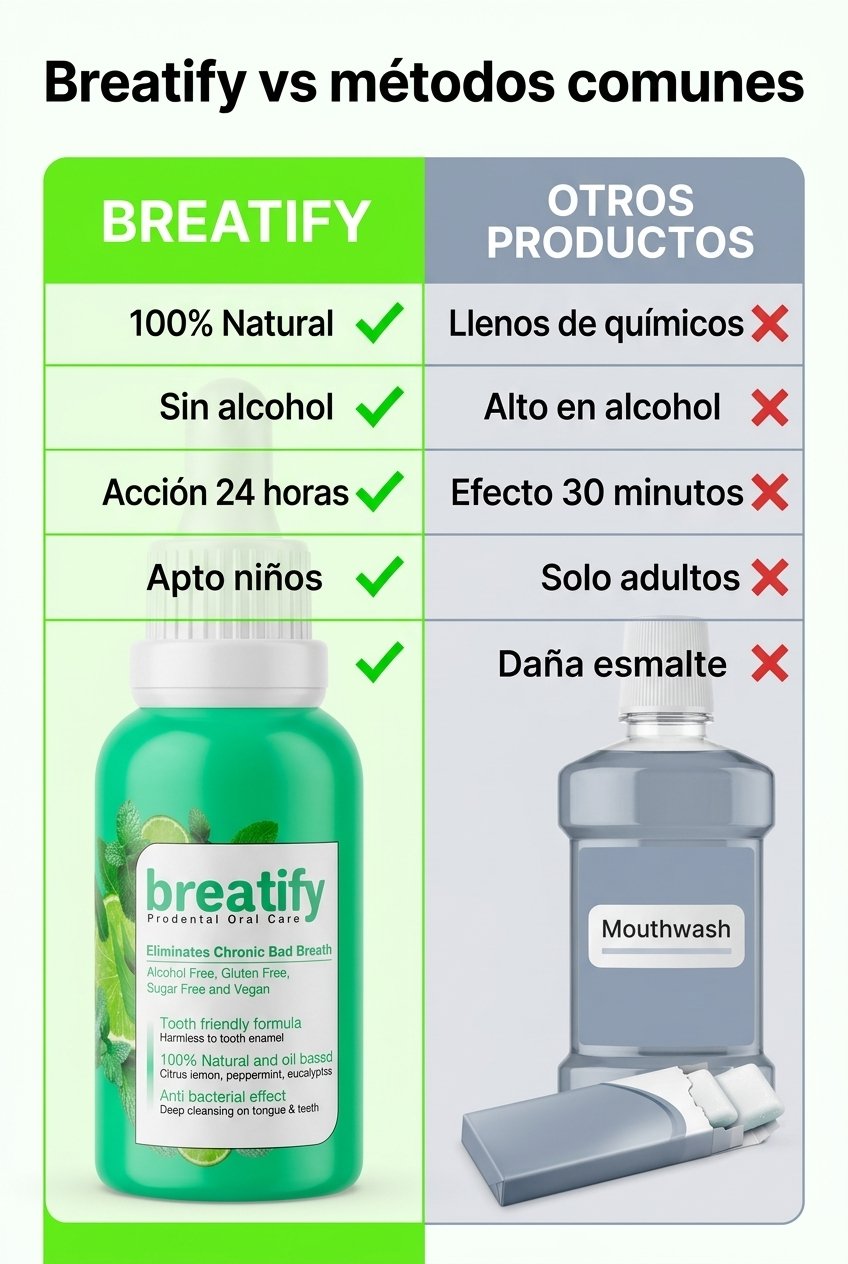Breatify vs metodos comunes