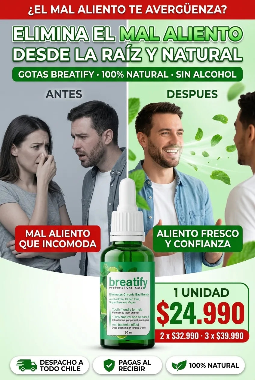 Elimina el mal aliento desde la raiz y natural