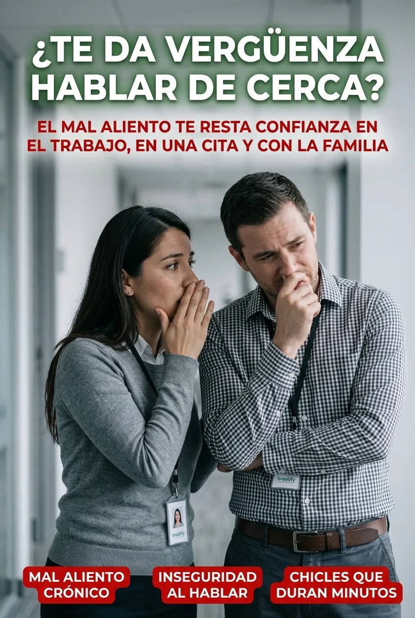 Te da verguenza hablar de cerca