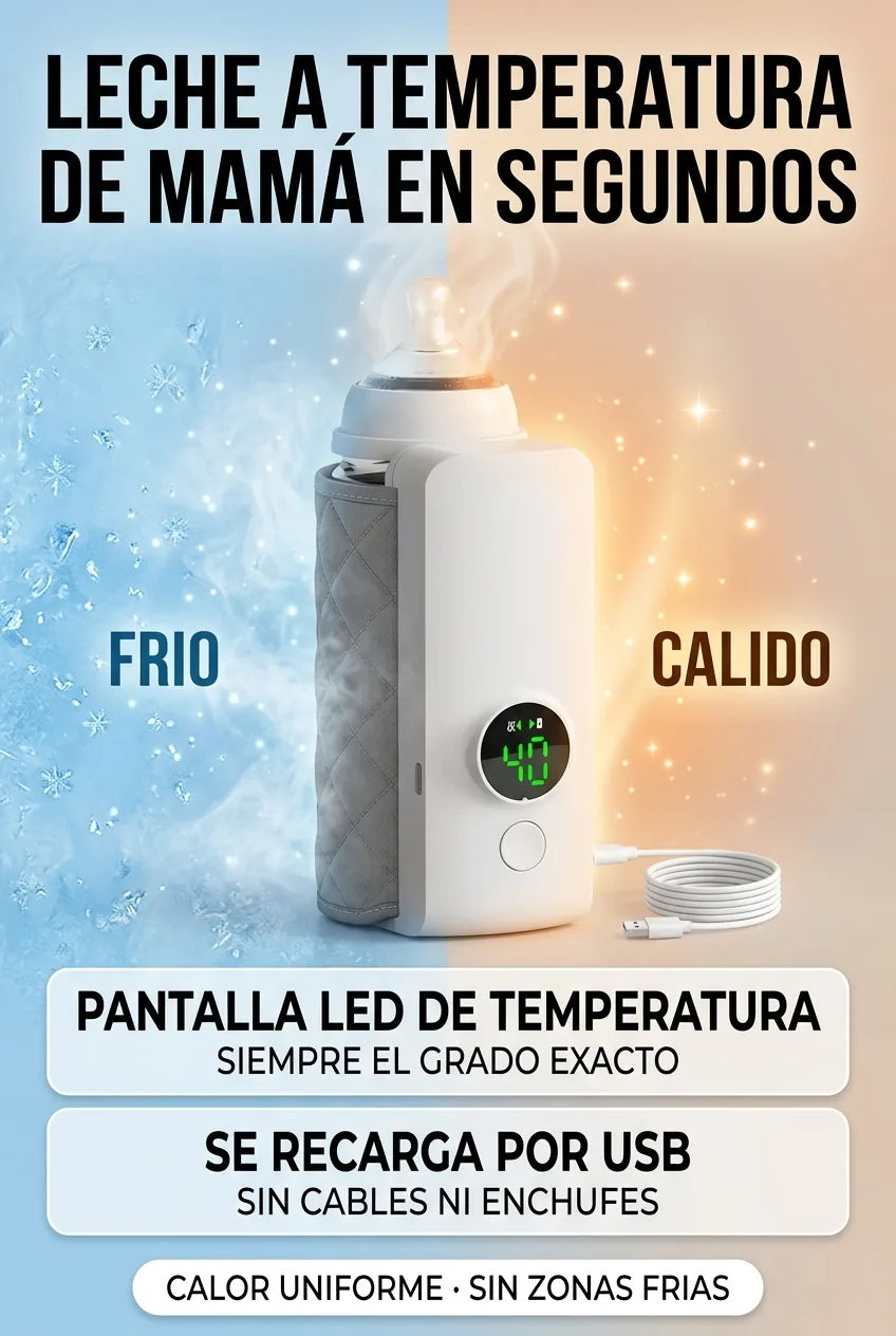 Leche a temperatura de mama en segundos