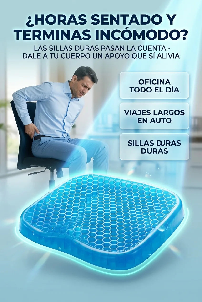 Horas sentado e incomodo