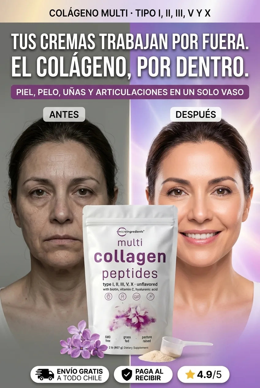 Tus cremas por fuera el colageno por dentro