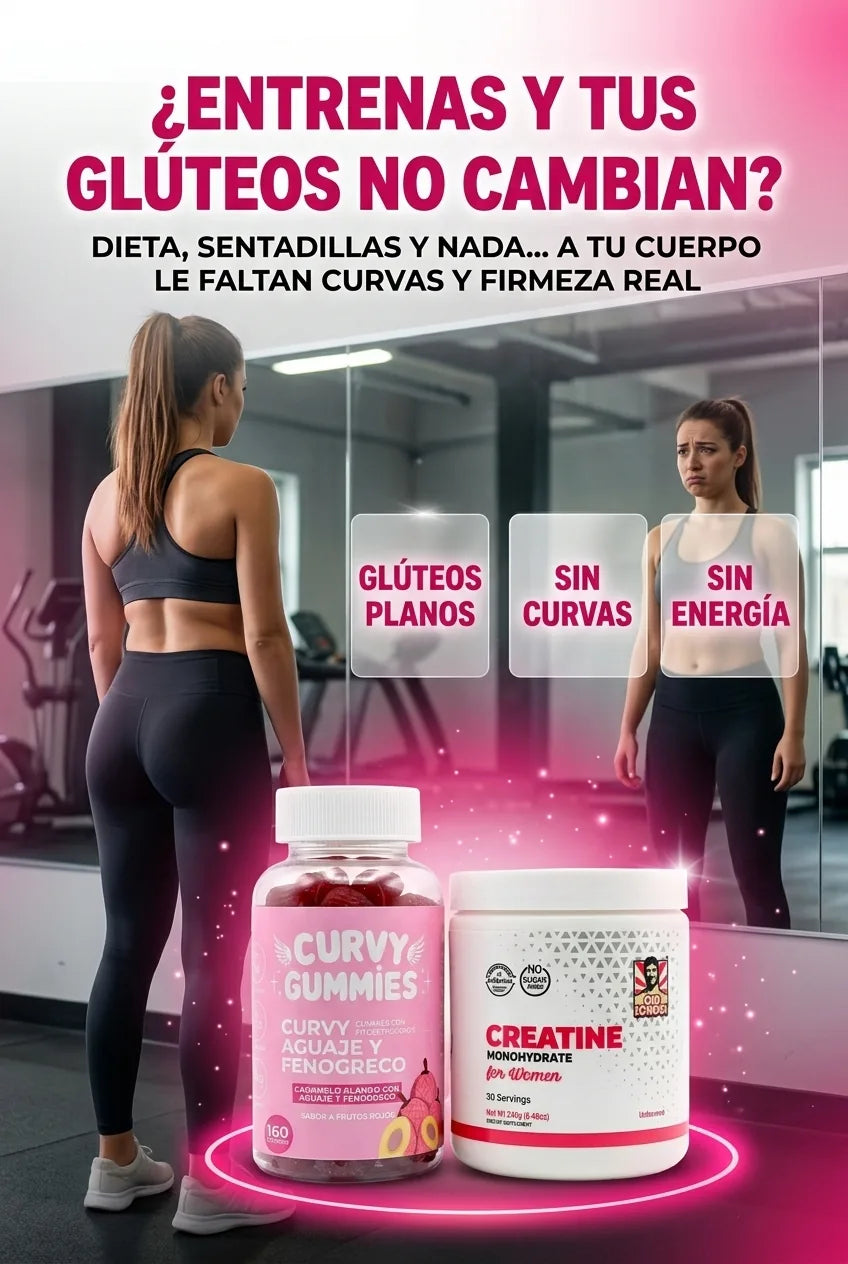 Entrenas y tus gluteos no cambian