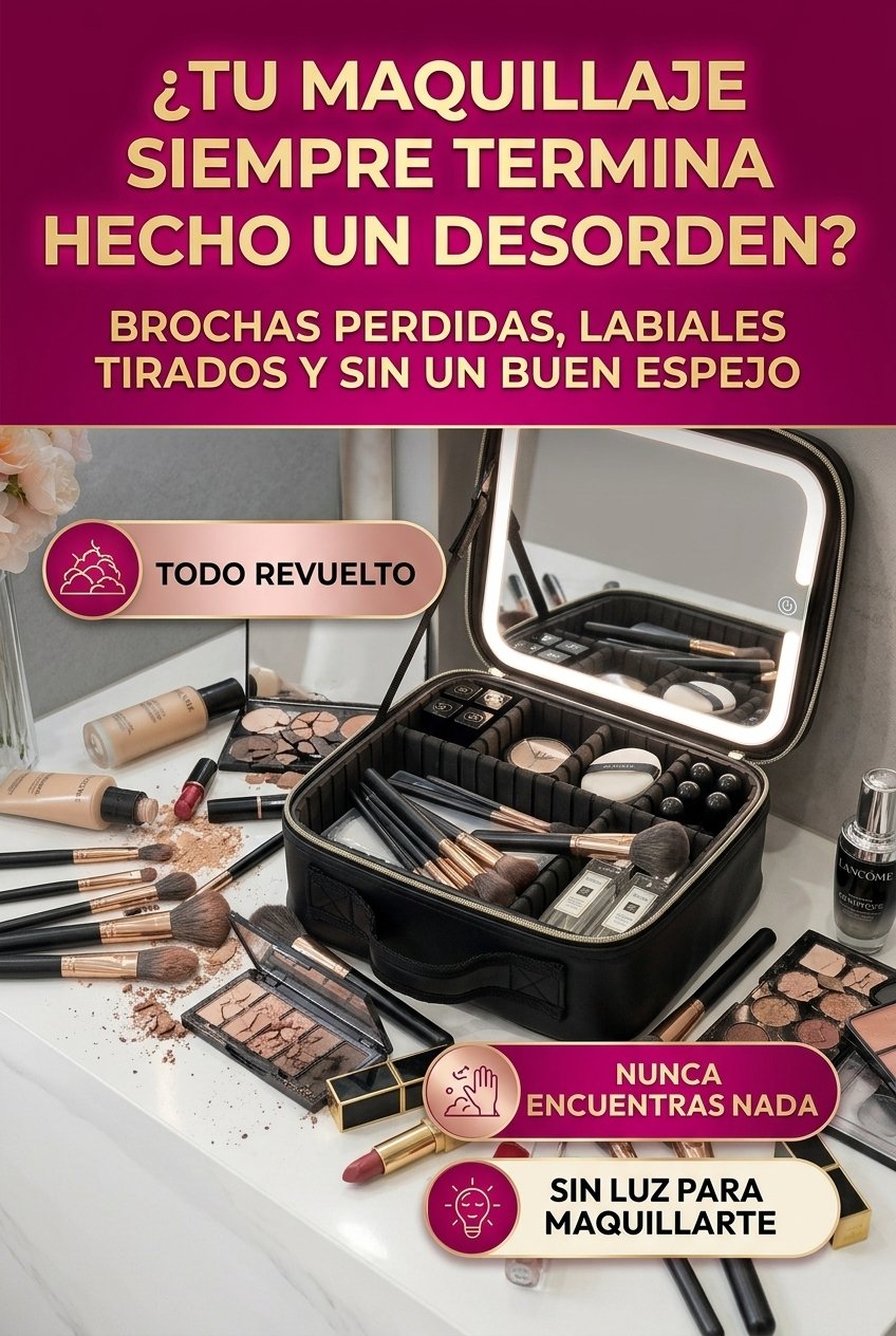 Maquillaje desordenado