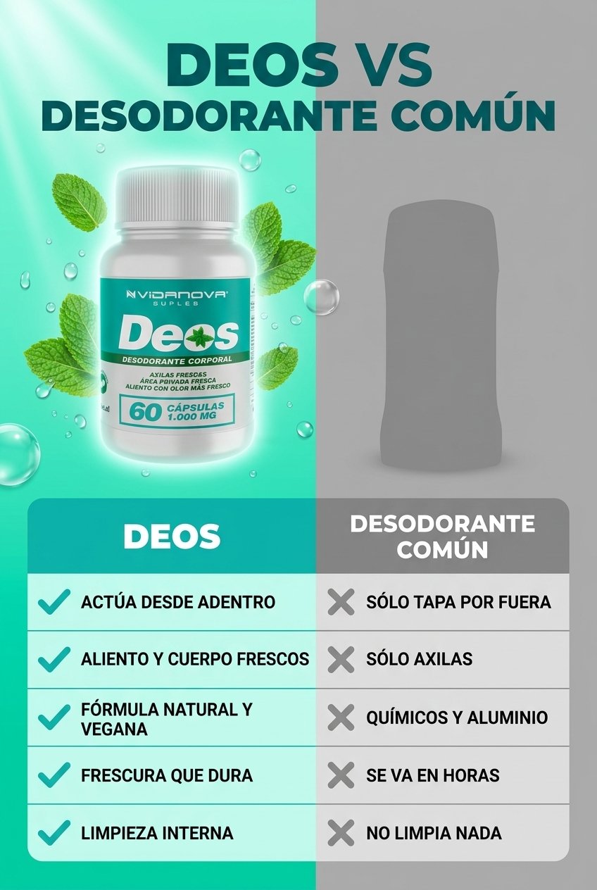 DEOS vs desodorante comun
