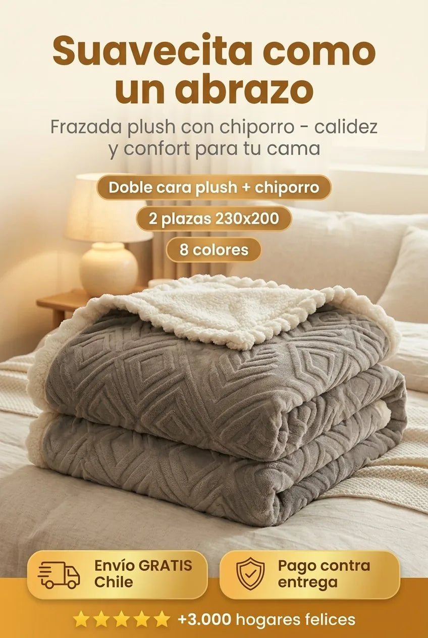 Frazada plush chiporro