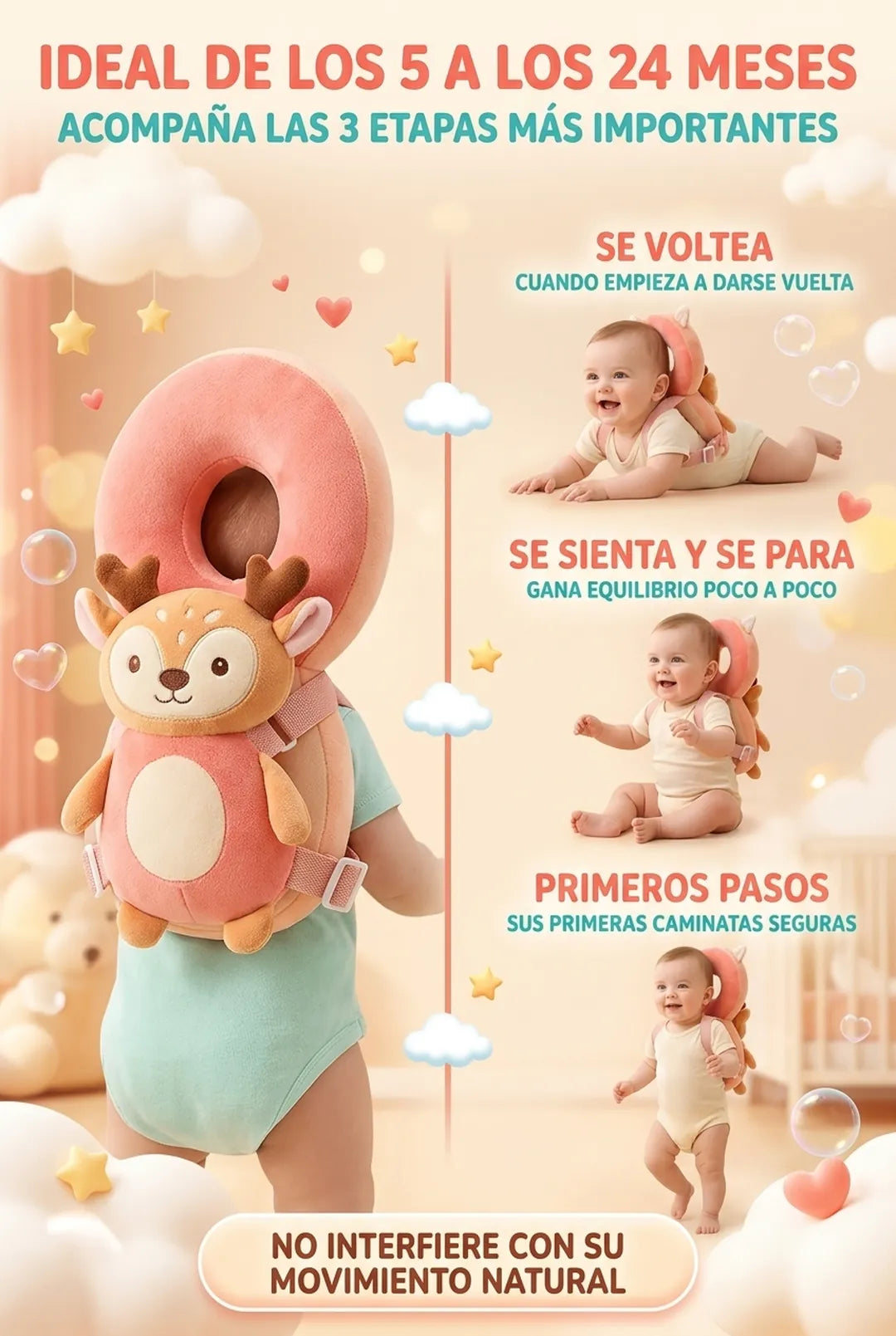 Ideal de 5 a 24 meses