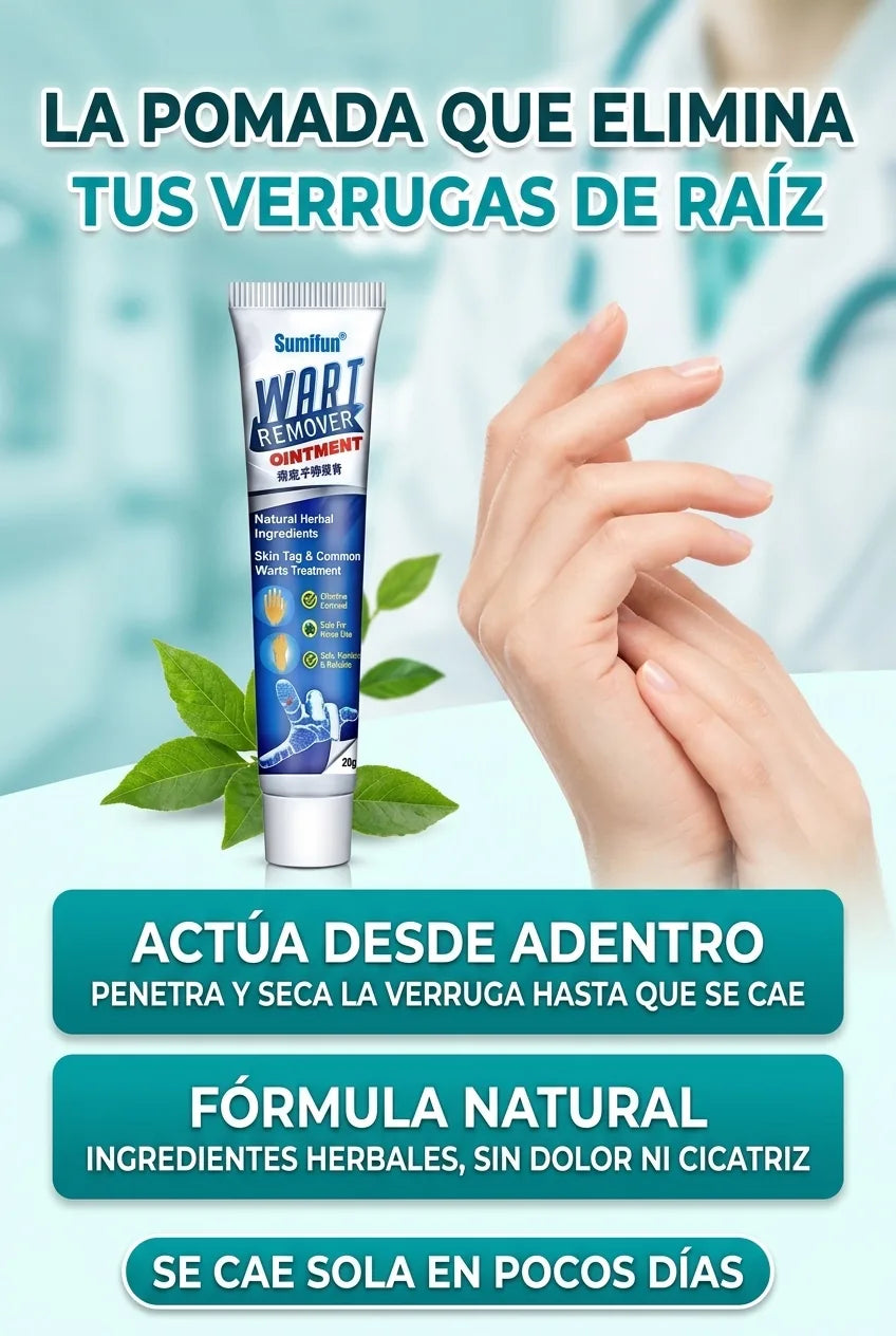 La pomada que elimina tus verrugas de raiz
