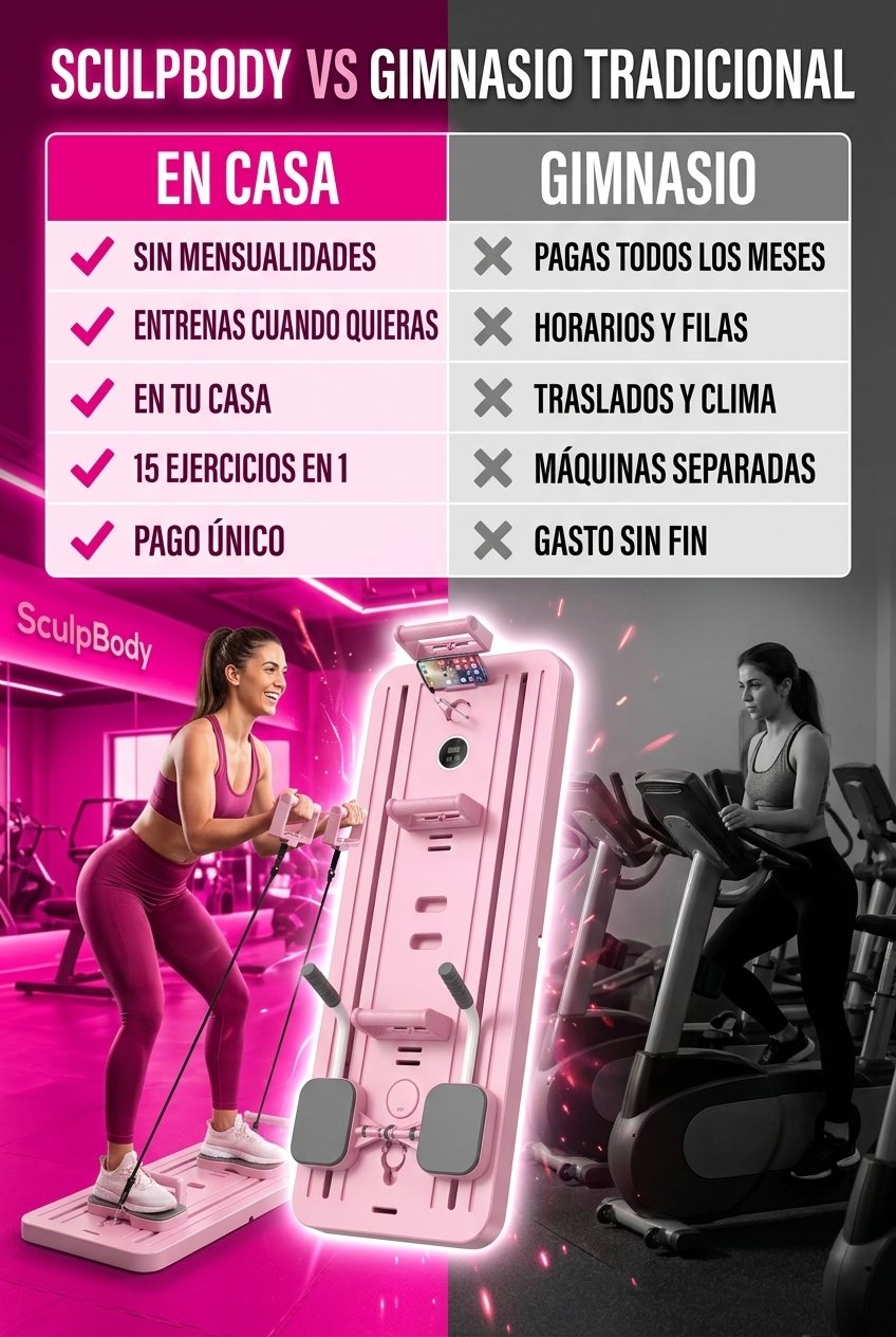 SculpBody vs gimnasio
