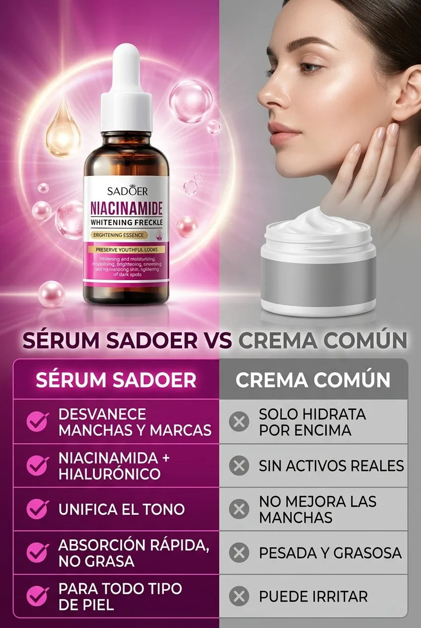 Serum Sadoer vs crema comun