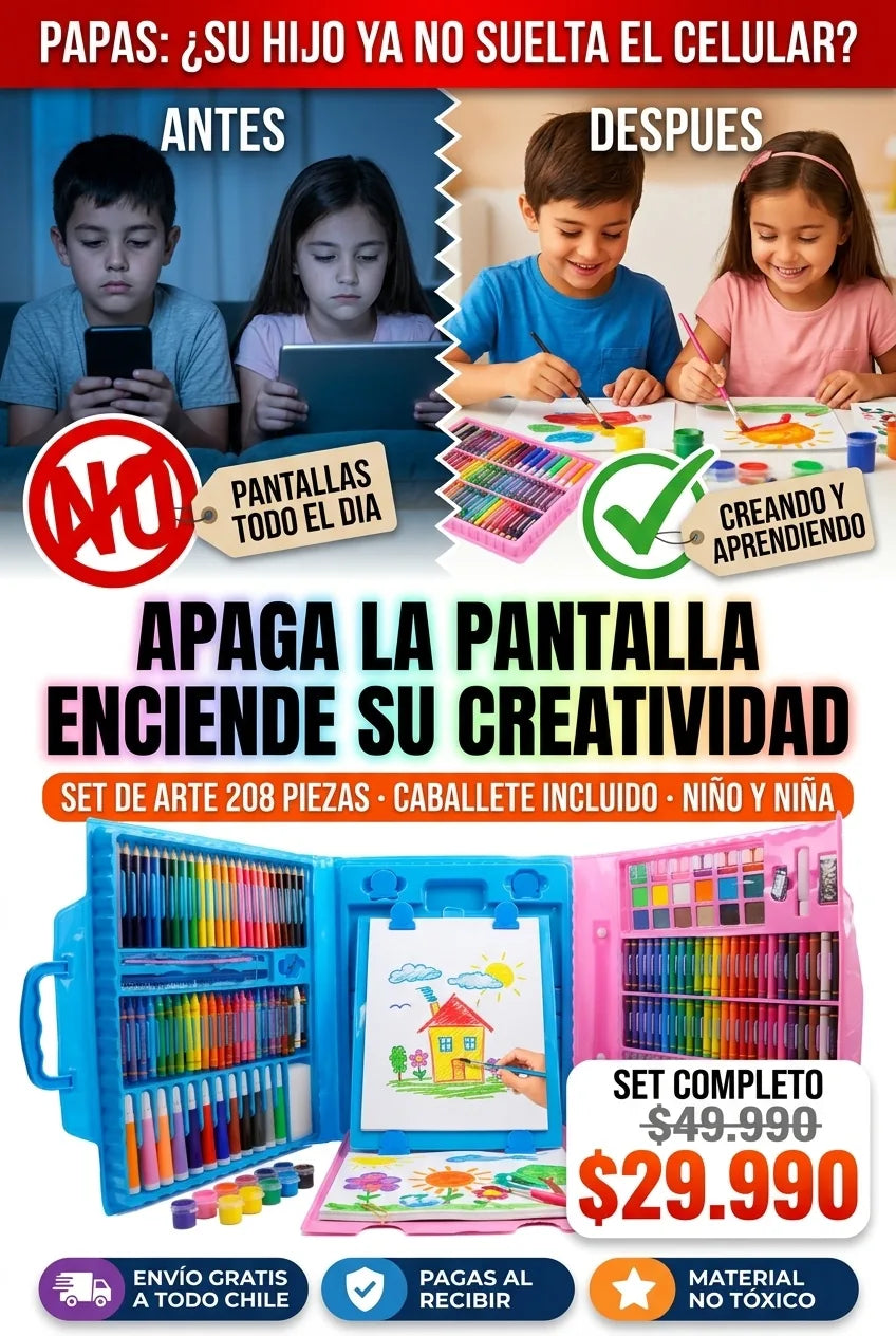 Apaga la pantalla enciende su creatividad