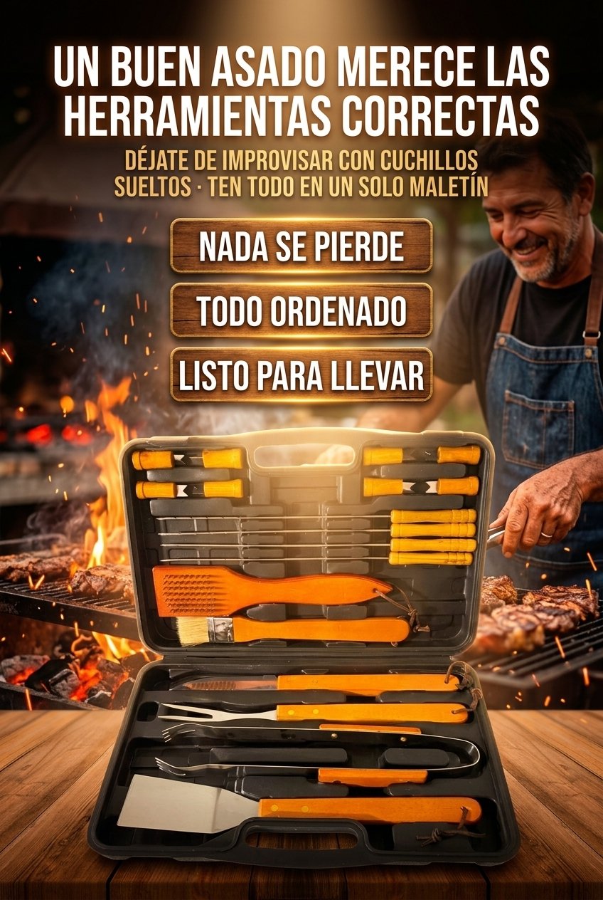 Un buen asado merece herramientas