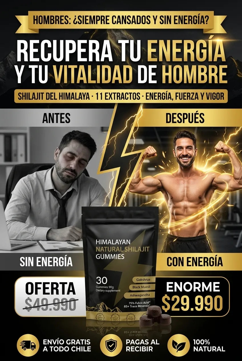 Recupera tu energia y tu vitalidad de hombre
