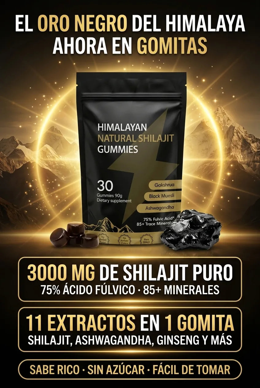 El oro negro del himalaya en gomitas