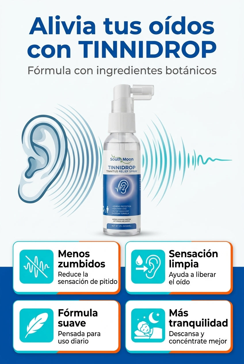 Alivia tus oidos con Tinnidrop