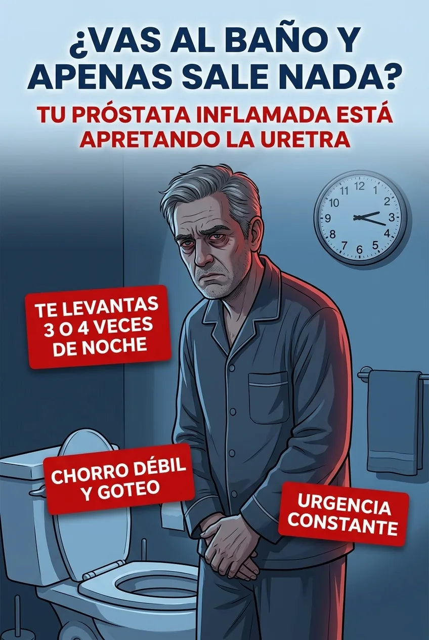 Vas al bano y apenas sale nada